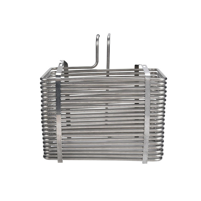 Customized stainless steel U-shaped cooling coils for heat exchangers and other equipment