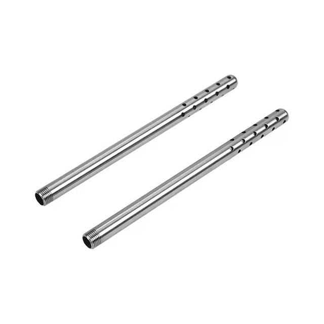 Stainless Steel Medical Tube Fabrication Services Snake Bone Shrink Tip Reducing Sealing Chamfering Knurling Slotted Punching