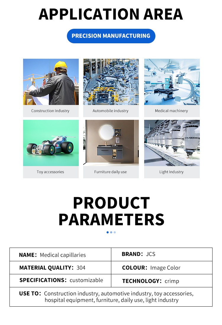 Wholesale customized medical-grade stainless steel pipes with high precision