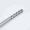 Stainless Steel Medical Tube Fabrication Services Snake Bone Shrink Tip Reducing Sealing Chamfering Knurling Slotted Punching