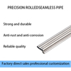 China Factory Stainless Steel Fine Rolled Seamless Pipe Different Sizes of Stainless Steel Pipe