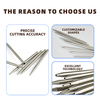 316/304High-quality seamless stainless steel tubes with narrowing processing