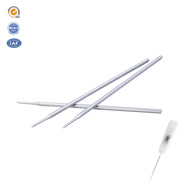 Small-diameter stainless steel temperature-sensing tubes