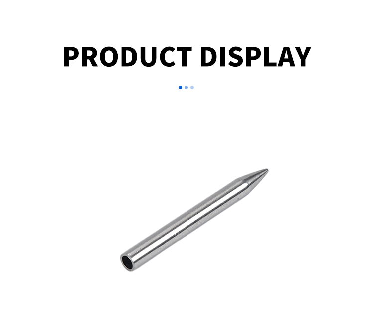 Wholesale and custom high-quality pointed stainless steel seamless tubes