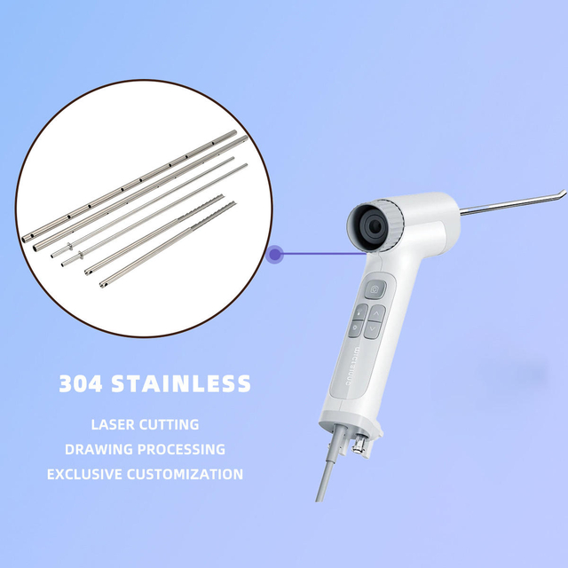 Factory-manufactured small-diameter stainless steel tubes with punching